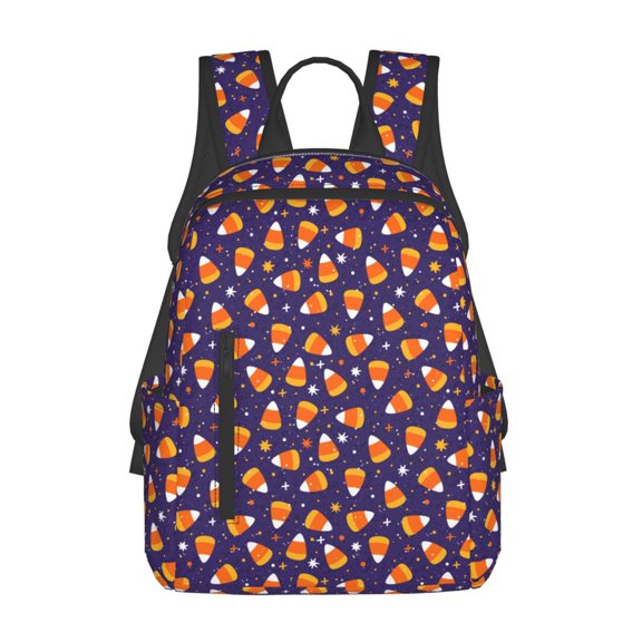 Defioc Candy Corn (2) Pattern Travel Laptop Backpack,Lightweight Backpack Travel Hiking Daypack Backpack Work Bag for Men Women