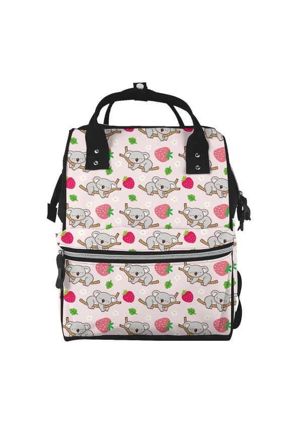 Cartoon Koala Bear for Baby Diaper Bag Backpack - Baby Bag for Boys & Girls - Diaper Backpack - Large Travel Diaper Bags- Baby Registry Search & Shower Gifts