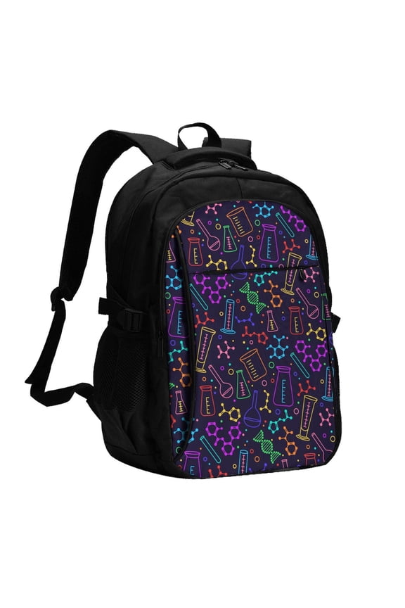 Chemistry Science for Travel Backpack for Women,15.6 inch Laptop Backpack Carry On Backpack Personal Item Travel Bag Daypack for School Weekender Business Trip