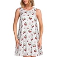 thumbnail image 1 of Defioc Cherry Berries Pattern Women's Summer Dresses 2025 Beach Casual Sleeveless Tank Loose Sundress Beach Vacation Clothes with Pocket -XX-Large, 1 of 7