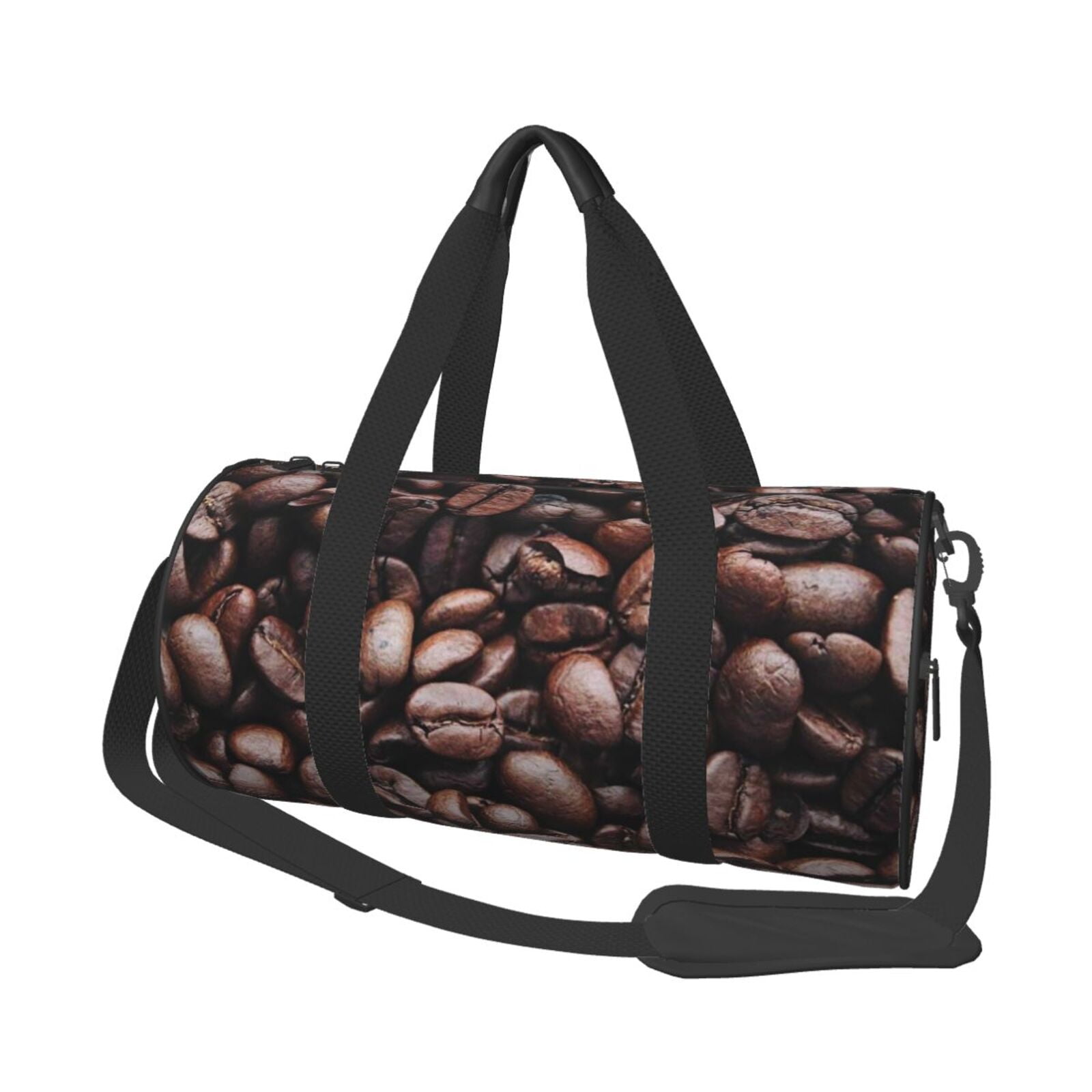 Defioc Coffee Bean for Travel Duffle Bag,Weekender Bag Carry On Tote Bags Hospital Bag Large Capacity Sport Gym Bag for Men Women Fit for Trave, Gym,Weekend