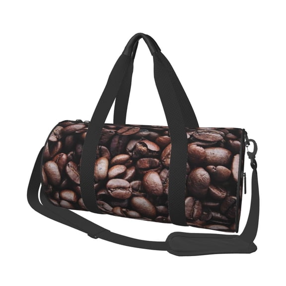 Defioc Coffee Bean for Travel Duffle Bag,Weekender Bag Carry On Tote Bags Hospital Bag Large Capacity Sport Gym Bag for Men Women Fit for Trave, Gym,Weekend