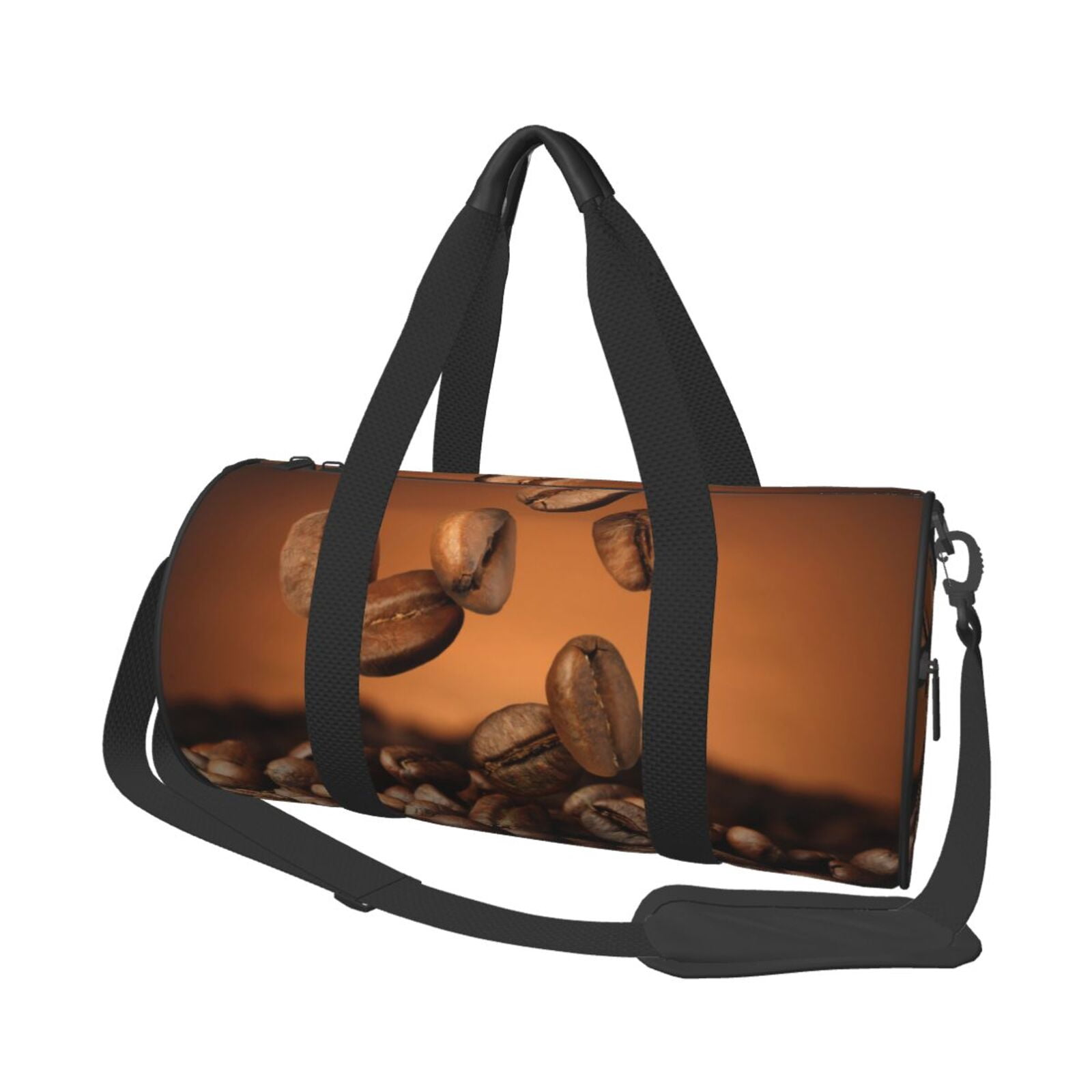 Defioc Coffee Beans for Travel Duffle Bag,Weekender Bag Carry On Tote Bags Hospital Bag Large Capacity Sport Gym Bag for Men Women Fit for Trave, Gym,Weekend