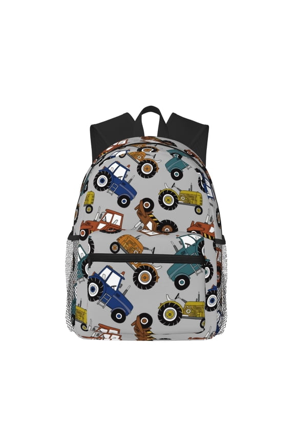 Color Tractor Pattern Laptop Backpack for Men and Women,Casual Backpack Dayback Sports Bookbag for Travel Running Hiking