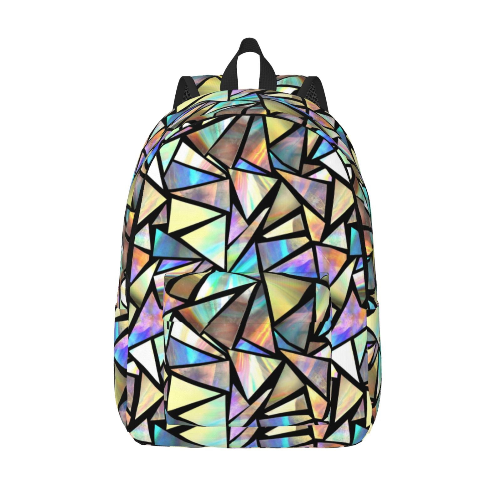 Defioc Colored Glass for Canvas Backpack,Travel Rucksack Unisex ...