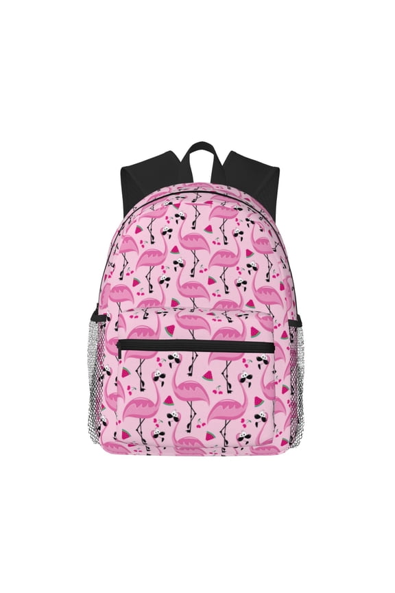 Cool Flamingos Pattern Laptop Backpack for Men and Women,Casual Backpack Dayback Sports Bookbag for Travel Running Hiking