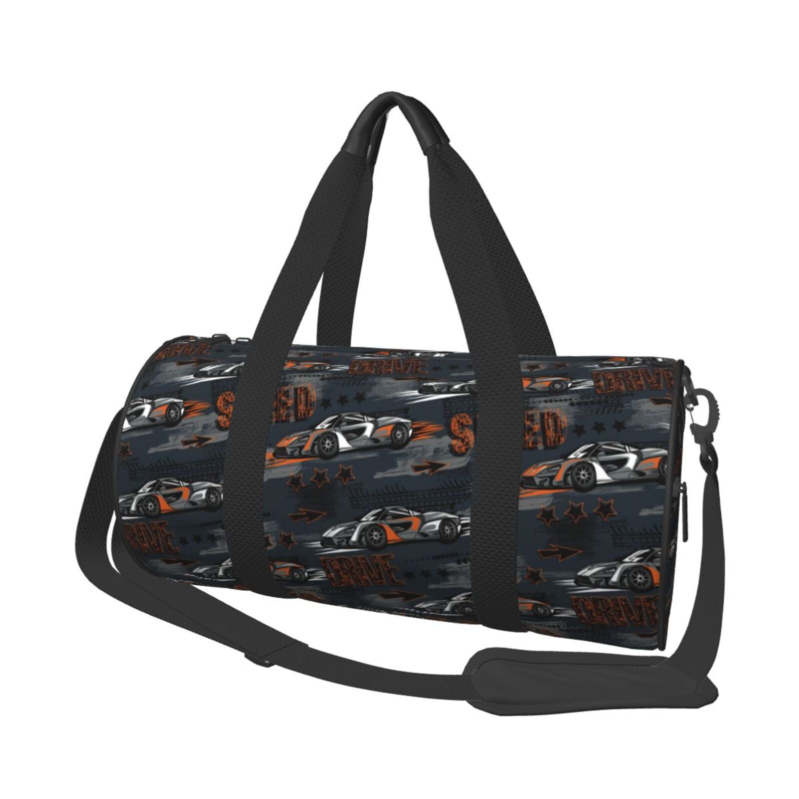 Defioc Cool Sports Car for Travel Duffle Bag,Weekender Bag Carry On Tote Bags Hospital Bag Large Capacity Sport Gym Bag for Men Women Fit for Trave, Gym,Weekend