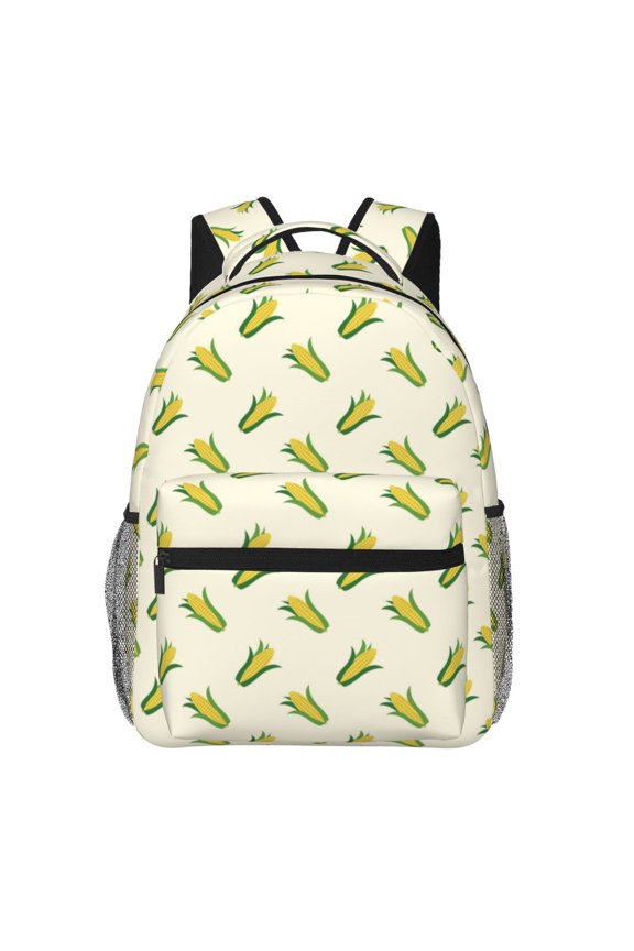 Corn Pattern Laptop Backpack,Travel Backpack Outdoor Activities Bag Daypack for Travel Hiking Shopping Daily