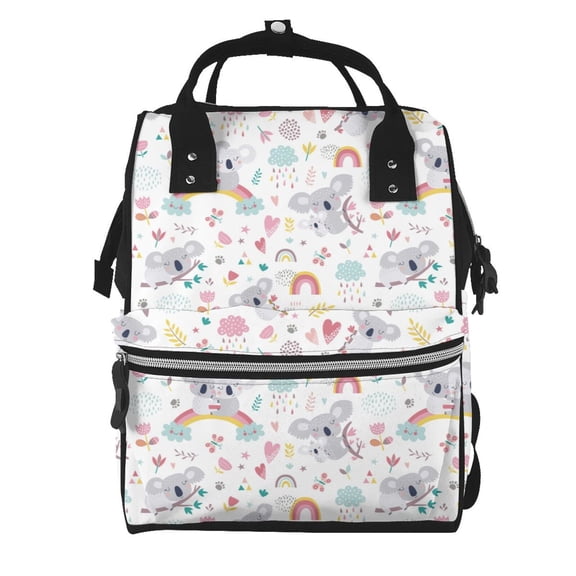 Defioc Cute Koala for Baby Diaper Bag Backpack - Baby Bag for Boys & Girls - Diaper Backpack - Large Travel Diaper Bags- Baby Registry Search & Shower Gifts