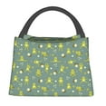 thumbnail image 1 of Defioc Cute Yoga Frogs Print Lunch Bag for Women Men,Insulated Lunch Bag Leakproof Cooler Tote Bag Organizer for Work Picnic or Travel, 1 of 6