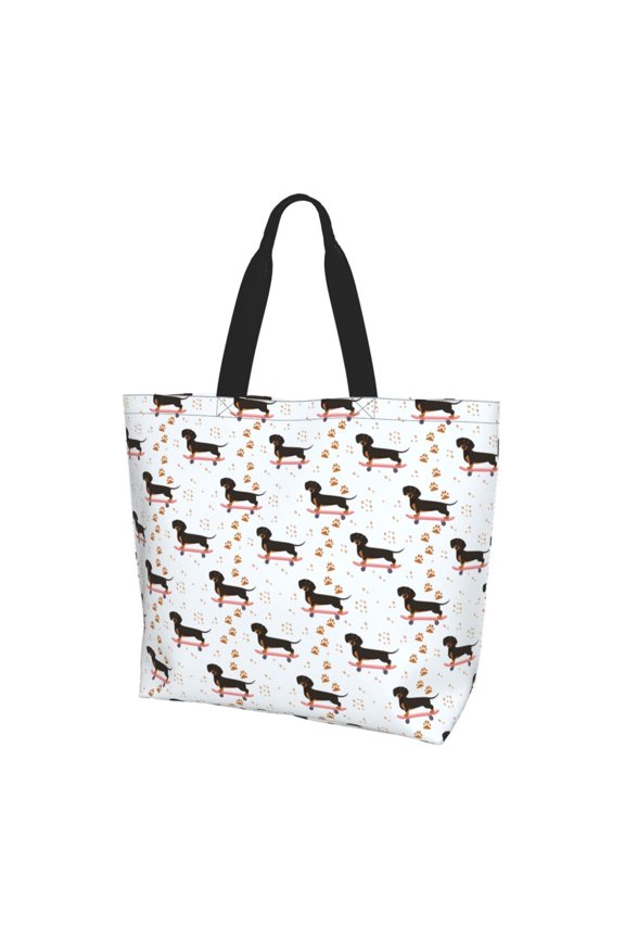 Dachshund Dogfor Women's Tote Bag - Shopping Bag Casual Shoulder Bag Fashion Handbag Daily Bag Hobo Bags for Travel Work Shopping