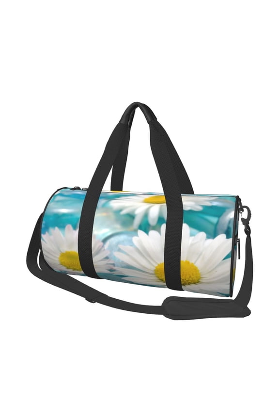 Daisy Flowers for Travel Duffle Bag,Weekender Bag Carry On Tote Bags Hospital Bag Large Capacity Sport Gym Bag for Men Women Fit for Trave, Gym,Weekend