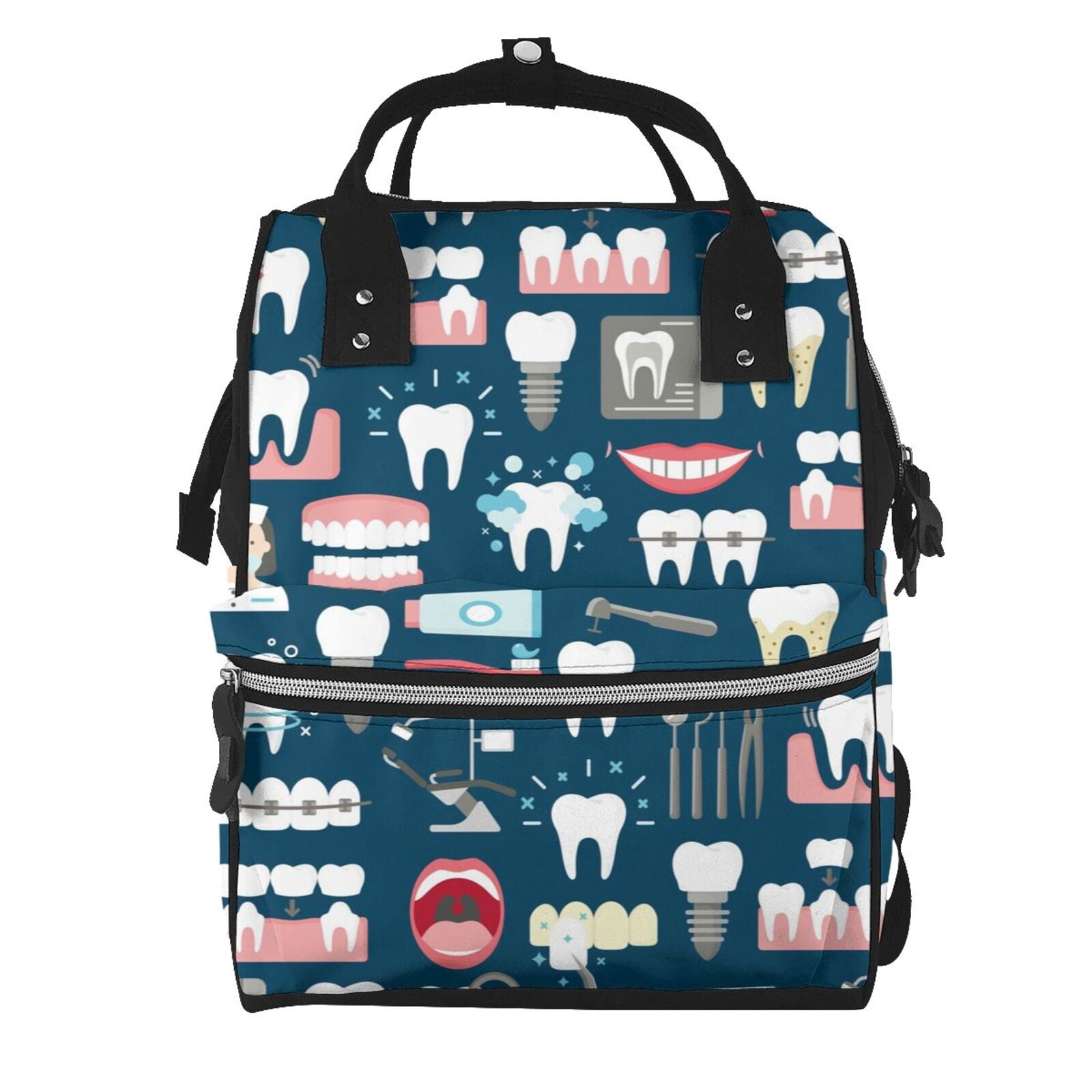 Defioc Dental for Baby Diaper Bag Backpack - Baby Bag for Boys & Girls - Diaper Backpack - Large Travel Diaper Bags- Baby Registry Search & Shower Gifts
