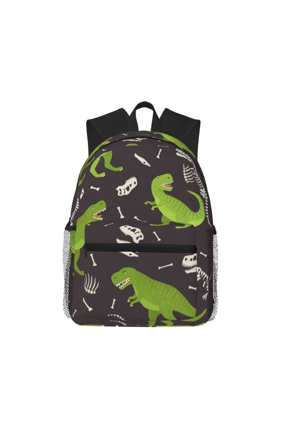 Dinosaur Skeleton Pattern Laptop Backpack for Men and Women,Casual Backpack Dayback Sports Bookbag for Travel Running Hiking