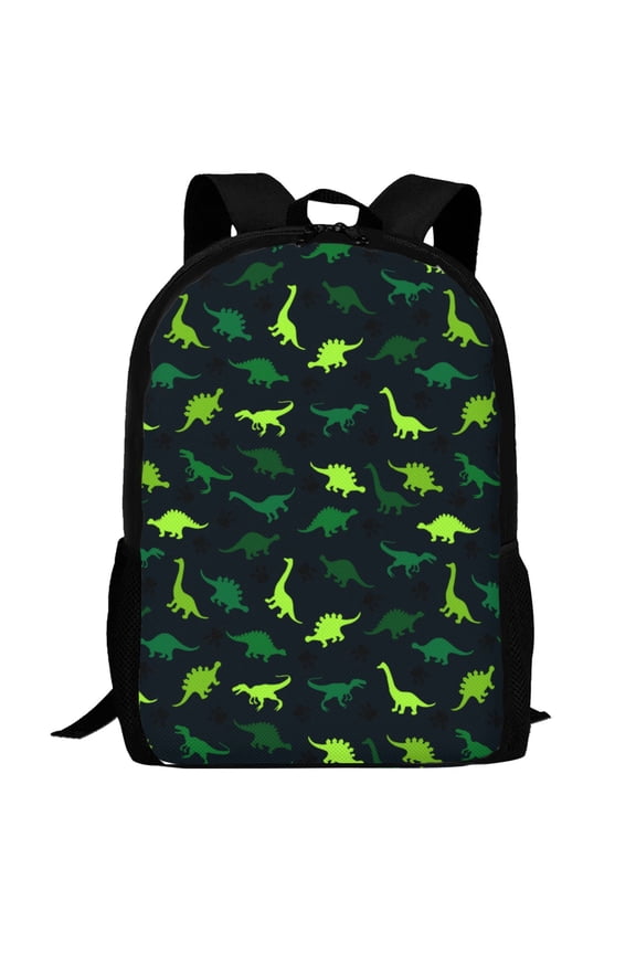 Dinosaurs Pattern Carry on Backpack,16.5x12.5x5.5 Personal Item Bag Carry On Backpack Water Resistant Lightweight Daypack