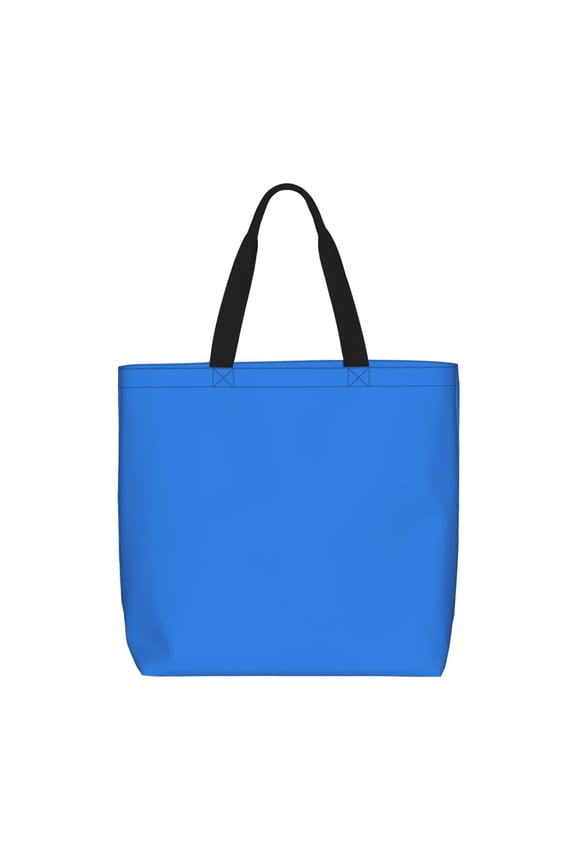 Dodgerblue Pattern Tote Bag for Women,Large Capacity Tote Bag with Zipper Casual Shoulder Handbags Shopping Bag