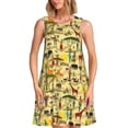 thumbnail image 1 of Defioc Ethnic African Pattern Women's Summer Dresses 2025 Beach Casual Sleeveless Tank Loose Sundress Beach Vacation Clothes with Pocket -XX-Large, 1 of 7