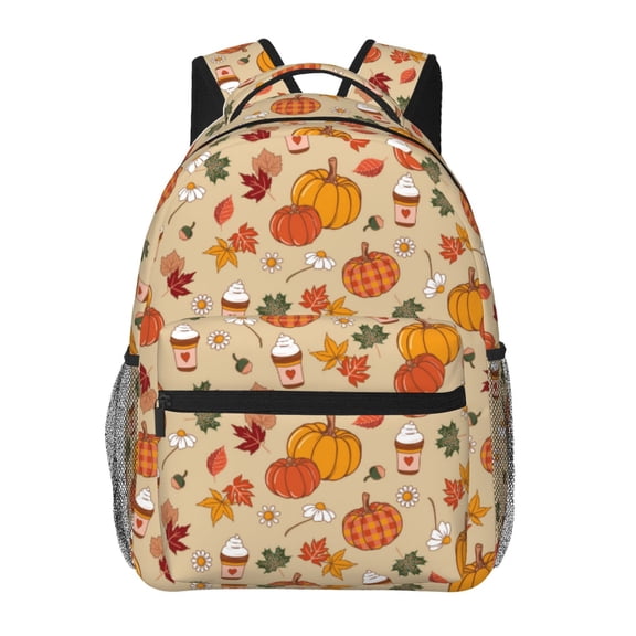 Defioc Fall Autumn Pattern Laptop Backpack,Travel Backpack Outdoor Activities Bag Daypack for Travel Hiking Shopping Daily