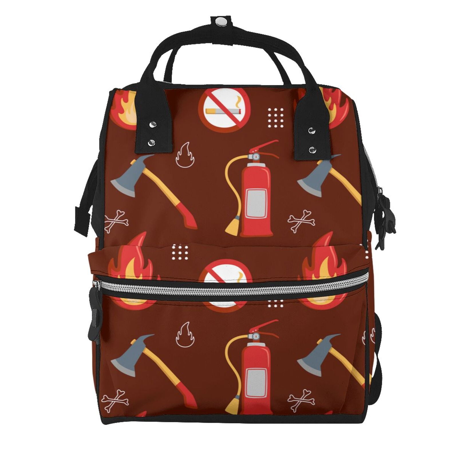 Defioc Fire Extinguisher for Baby Diaper Bag Backpack - Baby Bag for Boys & Girls - Diaper Backpack - Large Travel Diaper Bags- Baby Registry Search & Shower Gifts
