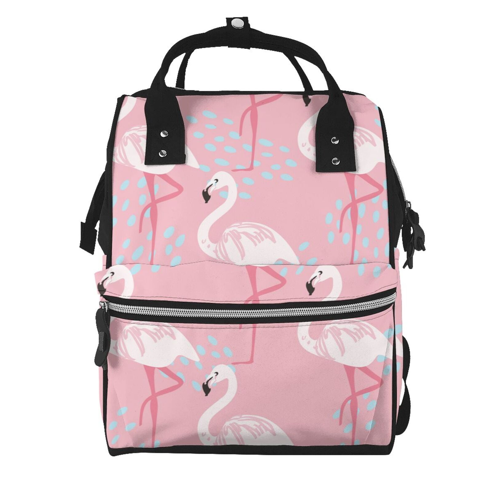 Defioc Flamingo for Baby Diaper Bag Backpack - Baby Bag for Boys & Girls - Diaper Backpack - Large Travel Diaper Bags- Baby Registry Search & Shower Gifts