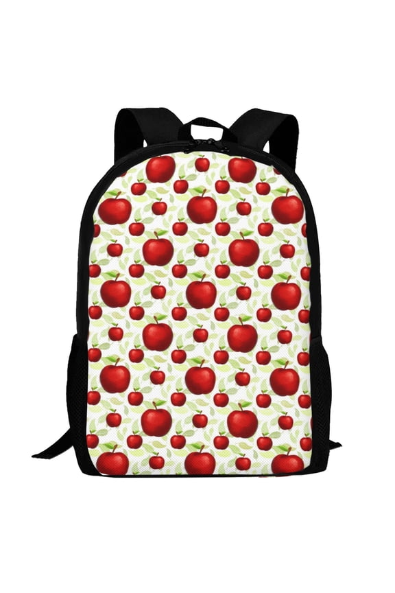 Fruit Apples Pattern Carry on Backpack,16.5x12.5x5.5 Personal Item Bag Carry On Backpack Water Resistant Lightweight Daypack
