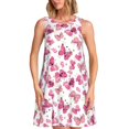 thumbnail image 1 of Defioc Girl Butterfly Pattern Women's Summer Dresses 2025 Beach Casual Sleeveless Tank Loose Sundress Beach Vacation Clothes with Pocket -XX-Large, 1 of 7