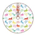 thumbnail image 1 of Defioc Happy Easter Rabbit for Christmas Tree Skirt Snowman Xmas Tree Skirt Farmhouse Christmas Decorations Tree Mat for Holiday Party Decor-30", 1 of 6