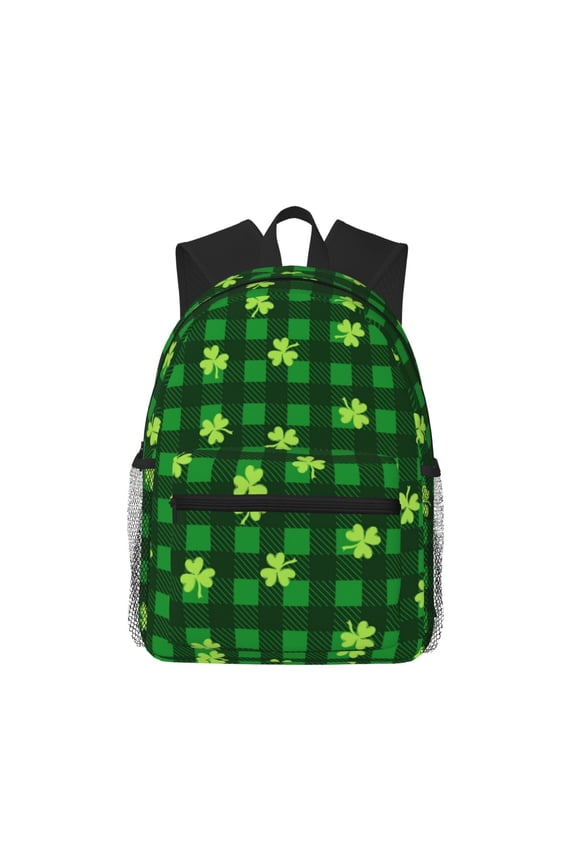 Happy St. Patrick's Day5 Pattern Laptop Backpack for Men and Women,Casual Backpack Dayback Sports Bookbag for Travel Running Hiking