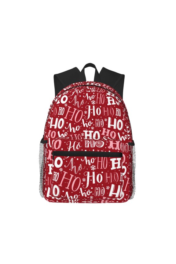 Ho Funny Christmas Pattern Laptop Backpack for Men and Women,Casual Backpack Dayback Sports Bookbag for Travel Running Hiking