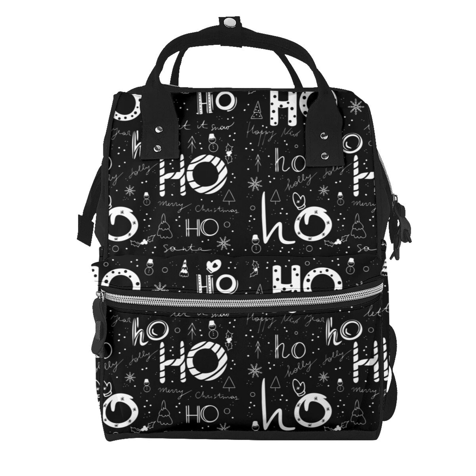 Defioc Ho-Ho-Ho 2 for Baby Diaper Bag Backpack - Baby Bag for Boys & Girls - Diaper Backpack - Large Travel Diaper Bags- Baby Registry Search & Shower Gifts