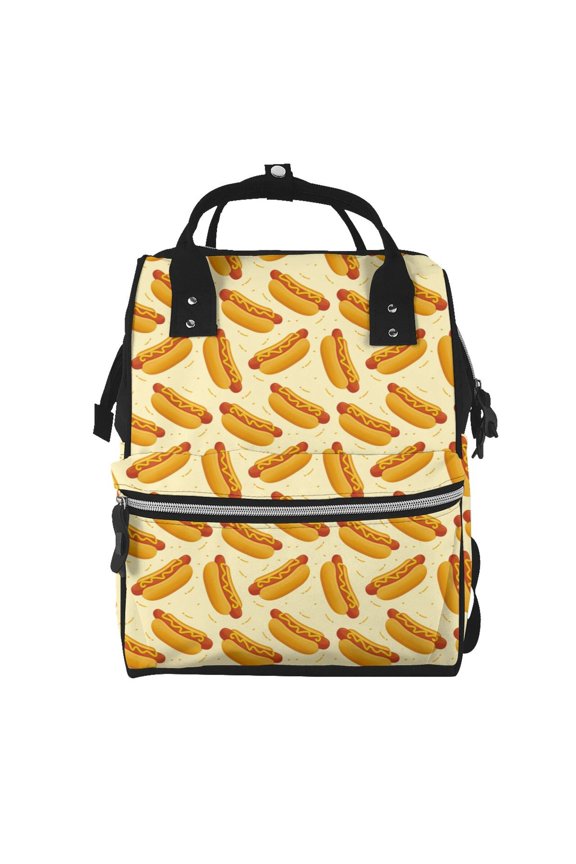 Hot Dog 3 for Baby Diaper Bag Backpack - Baby Bag for Boys & Girls - Diaper Backpack - Large Travel Diaper Bags- Baby Registry Search & Shower Gifts