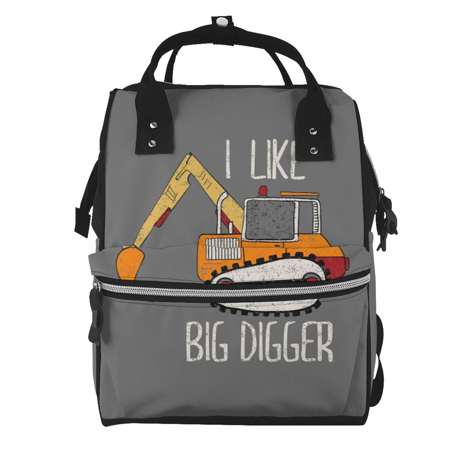 Defioc I Like Big Digger for Baby Diaper Bag Backpack Baby Bag