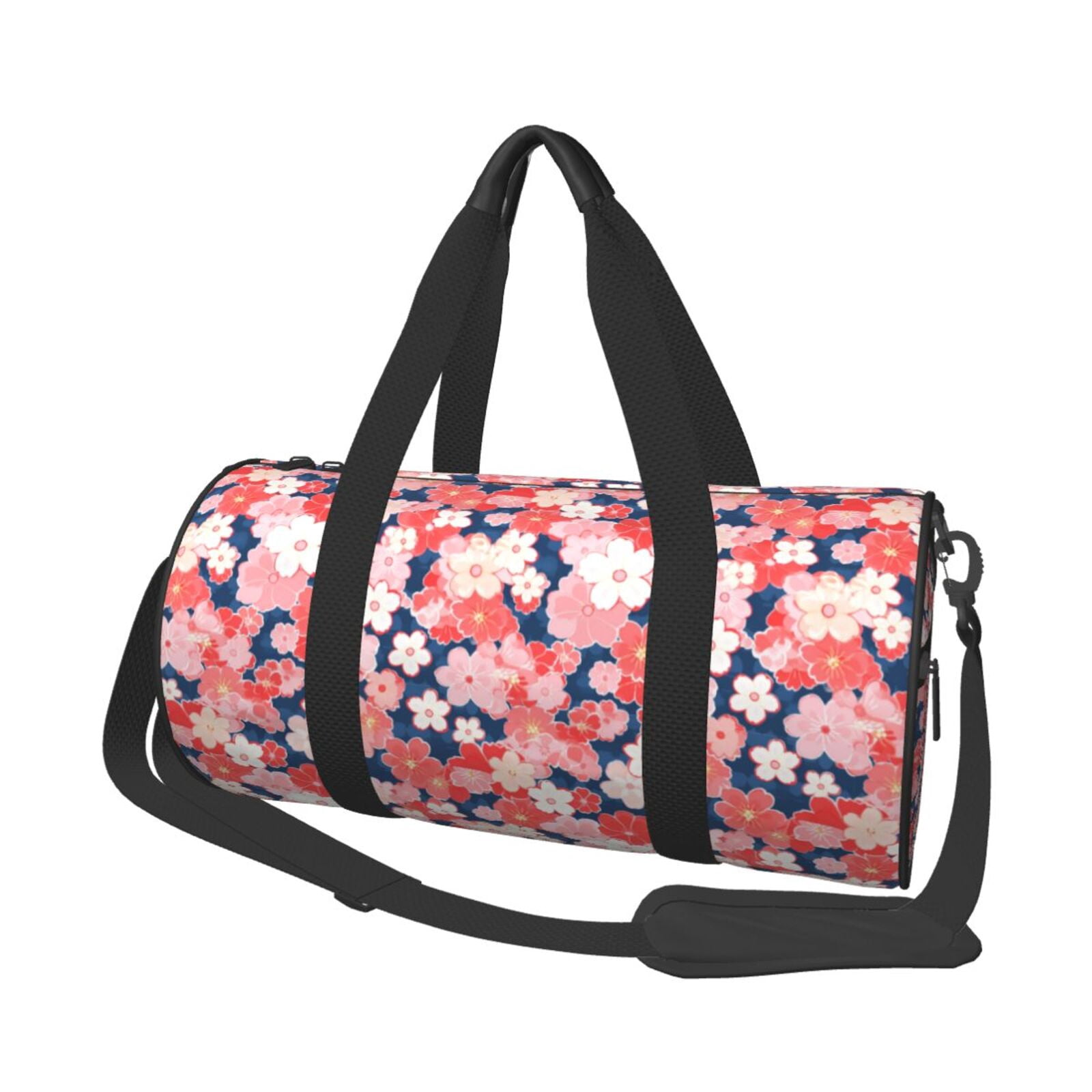 Defioc Japanese Cherry Blossoms for Travel Duffle Bag,Weekender Bag Carry On Tote Bags Hospital Bag Large Capacity Sport Gym Bag for Men Women Fit for Trave, Gym,Weekend