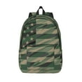 thumbnail image 1 of Defioc Jungle Green Camo USA Flag for Canvas Backpack,Travel Rucksack Unisex Knapsack Laptop Backpack for Work & College -Small, 1 of 7