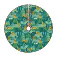 thumbnail image 1 of Defioc Jungle Leopard for Christmas Tree Skirt Snowman Xmas Tree Skirt Farmhouse Christmas Decorations Tree Mat for Holiday Party Decor-30", 1 of 6