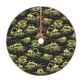 thumbnail image 1 of Defioc Light Green Excavator for Christmas Tree Skirt Snowman Xmas Tree Skirt Farmhouse Christmas Decorations Tree Mat for Holiday Party Decor-36", 1 of 6
