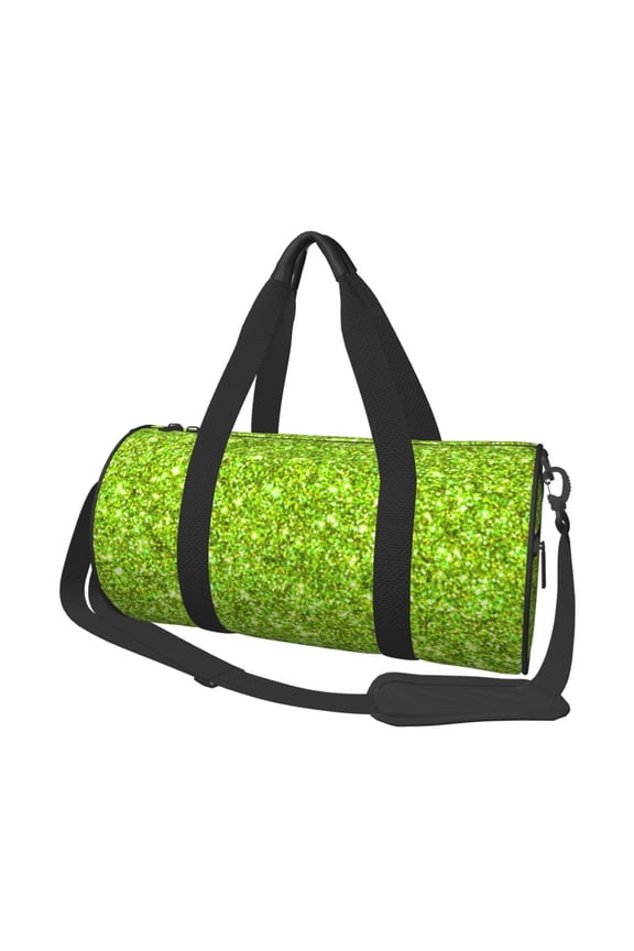 Lime green glitter for Travel Duffle Bag,Weekender Bag Carry On Tote Bags Hospital Bag Large Capacity Sport Gym Bag for Men Women Fit for Trave, Gym,Weekend