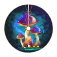 thumbnail image 1 of Defioc Magic Mushrooms ,Fireflies for Christmas Tree Skirt Snowman Xmas Tree Skirt Farmhouse Christmas Decorations Tree Mat for Holiday Party Decor-30", 1 of 6