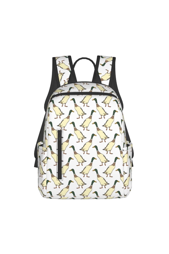 Mallard Ducks Pattern Travel Laptop Backpack,Lightweight Backpack Travel Hiking Daypack Backpack Work Bag for Men Women