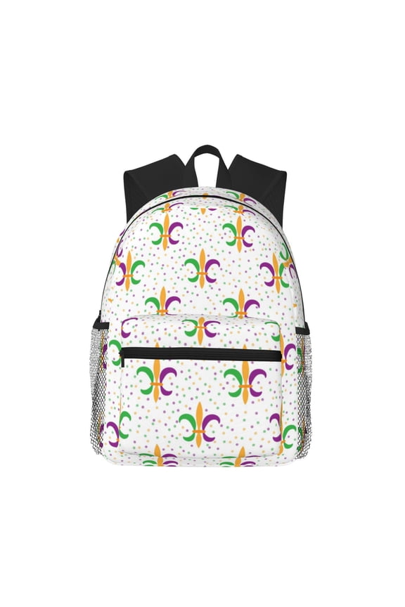 Mardi Gras Carnival1 Pattern Laptop Backpack for Men and Women,Casual Backpack Dayback Sports Bookbag for Travel Running Hiking