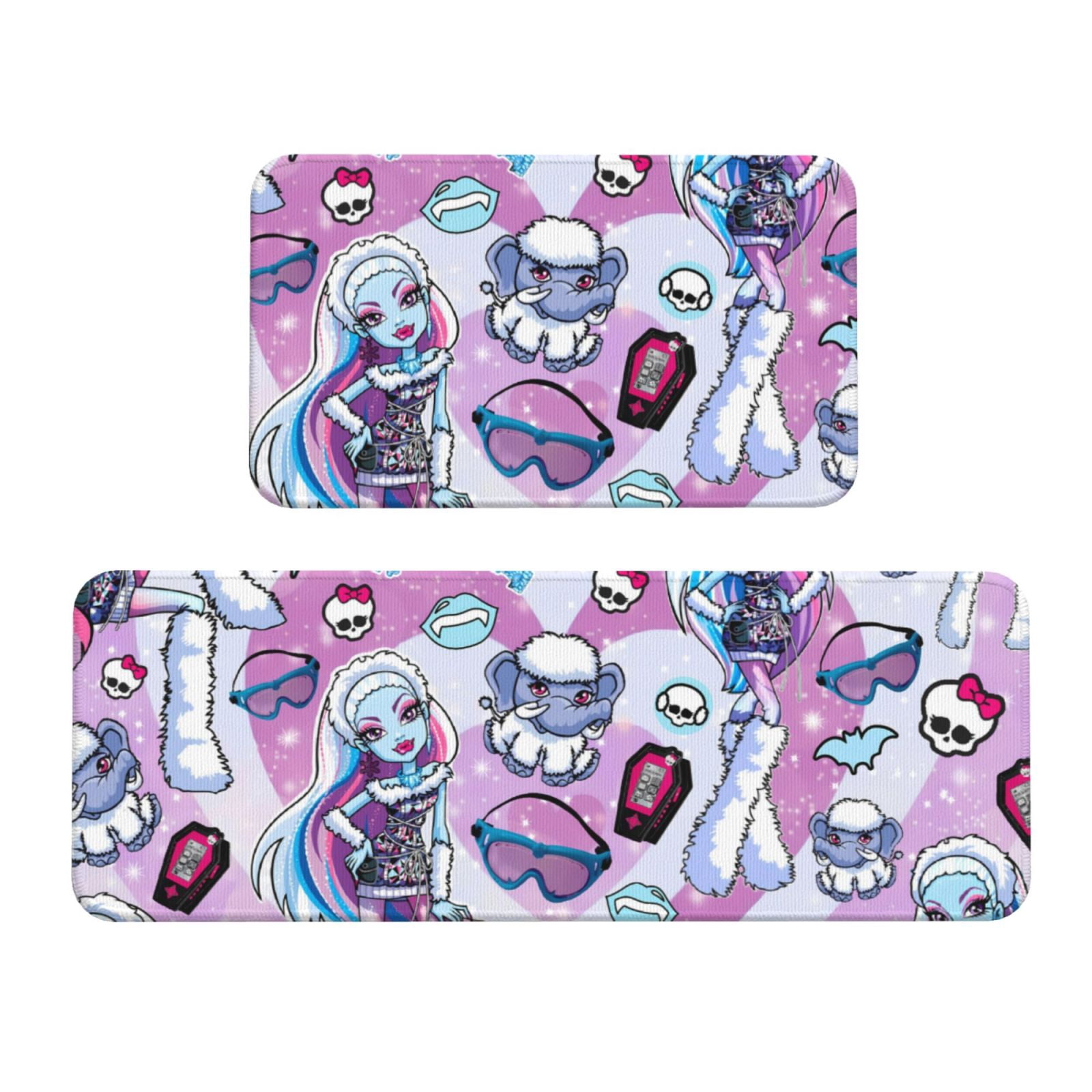 Monter High Rug Defioc Monster High Print Kitchen Mats for Floor, Kitchen Rugs ...