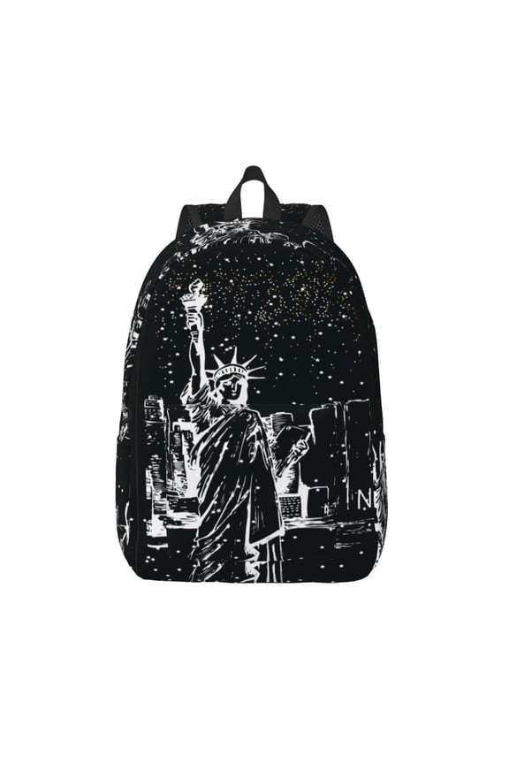 New York City1 for Canvas Backpack,Travel Rucksack Unisex Knapsack Laptop Backpack for Work & College -Medium