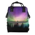 thumbnail image 1 of Defioc Northern Lights for Baby Diaper Bag Backpack - Baby Bag for Boys & Girls - Diaper Backpack - Large Travel Diaper Bags- Baby Registry Search & Shower Gifts, 1 of 5