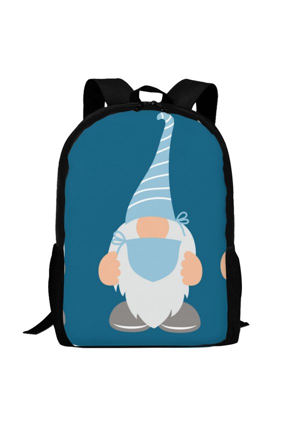 Nurse Doctor Gnomes Pattern Carry on Backpack,16.5x12.5x5.5 Personal Item Bag Carry On Backpack Water Resistant Lightweight Daypack