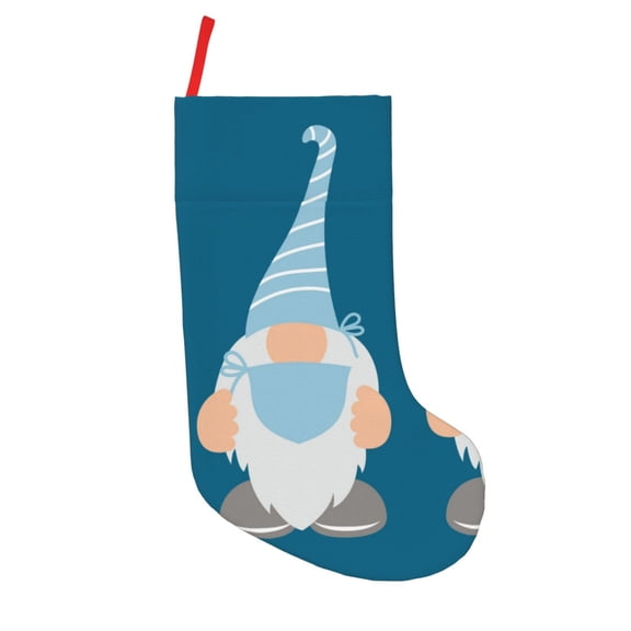 Defioc Nurse Doctor Gnomes for Christmas Stockings 18" Personalized Holiday Stocking for Family, Farmhouse Decor, Xmas Tree Decoration, 1 Pack