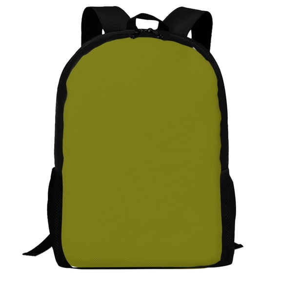 Defioc Olive Pattern Carry on Backpack,16.5x12.5x5.5 Personal Item Bag Carry On Backpack Water Resistant Lightweight Daypack