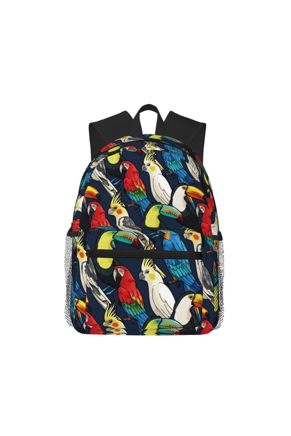 Parrot Pattern Laptop Backpack for Men and Women,Casual Backpack Dayback Sports Bookbag for Travel Running Hiking