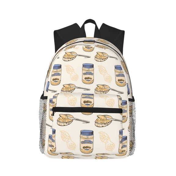 Defioc Peanuts Pattern Laptop Backpack for Men and Women,Casual Backpack Dayback Sports Bookbag for Travel Running Hiking