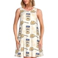 thumbnail image 1 of Defioc Peanuts Pattern Women's Summer Dresses 2025 Beach Casual Sleeveless Tank Loose Sundress Beach Vacation Clothes with Pocket -XX-Large, 1 of 7