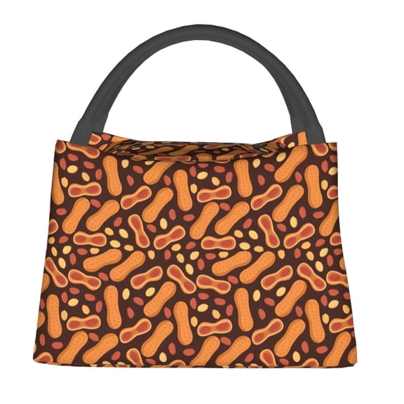 Defioc Peanuts2 Print Lunch Bag for Women Men,Insulated Lunch Bag Leakproof Cooler Tote Bag Organizer for Work Picnic or Travel